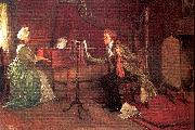 Millet, Francis David A Difficult Duet china oil painting reproduction